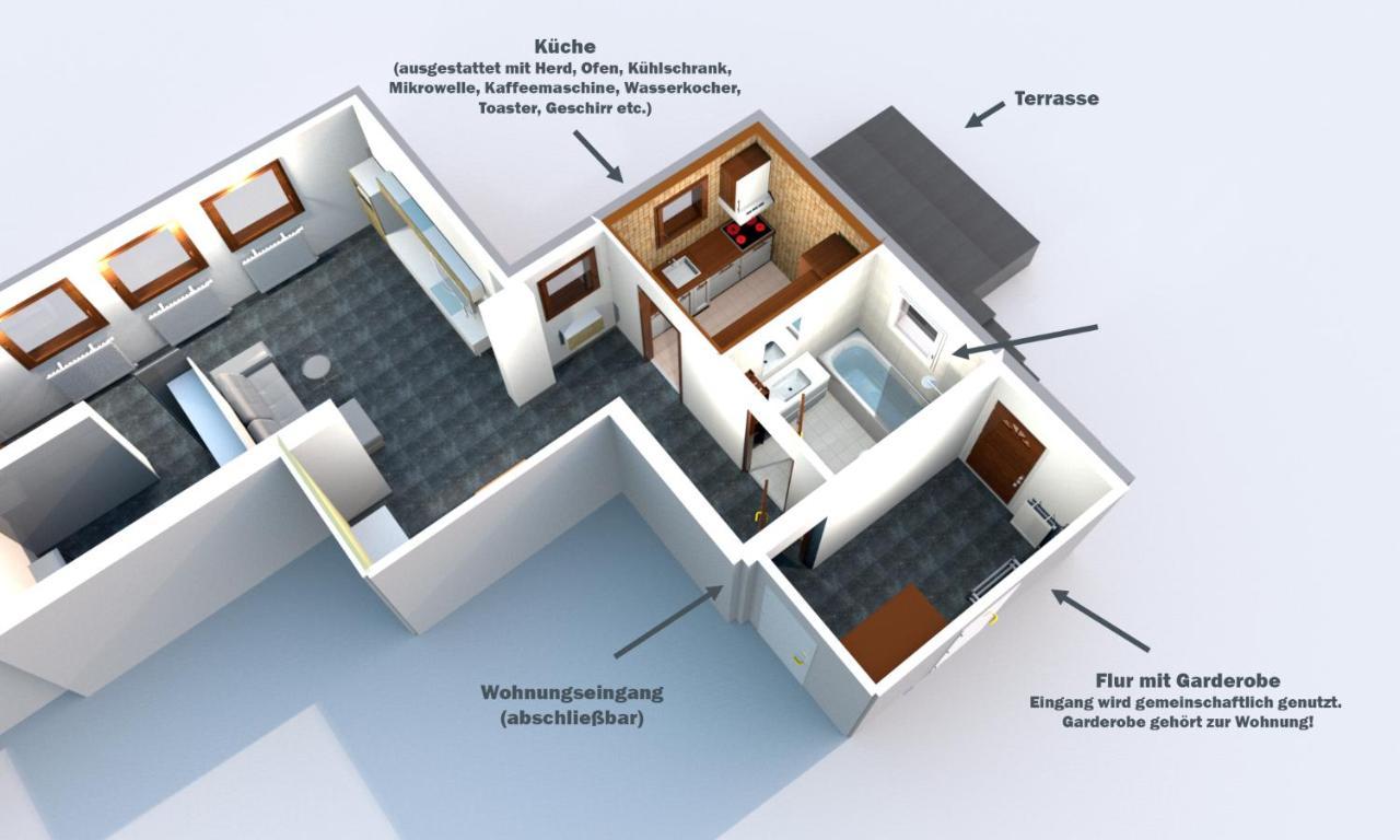 Ferienwohnung Untersteinbach 普费德尔巴赫 外观 照片