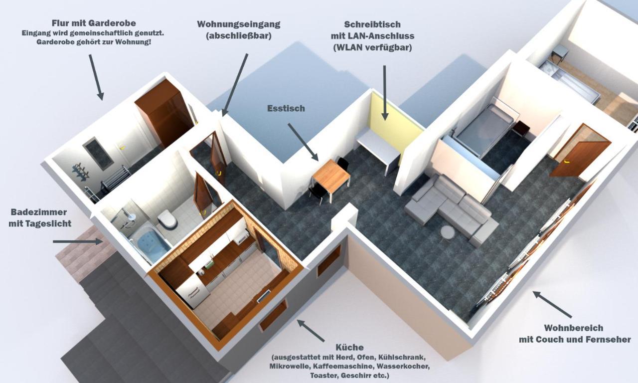 Ferienwohnung Untersteinbach 普费德尔巴赫 外观 照片